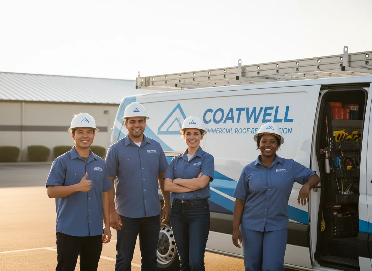 Commercial roof coating company in Goodells, MI